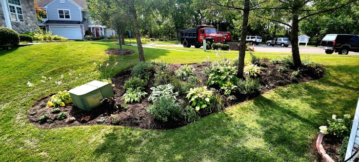 Best landscape design of plantbed